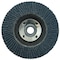Weiler 4-1/2" Tiger Paw Abrasive Flap Disc, Conical (TY29), 36Z, 5/8"-11 UNC 51123 - alternate 2
